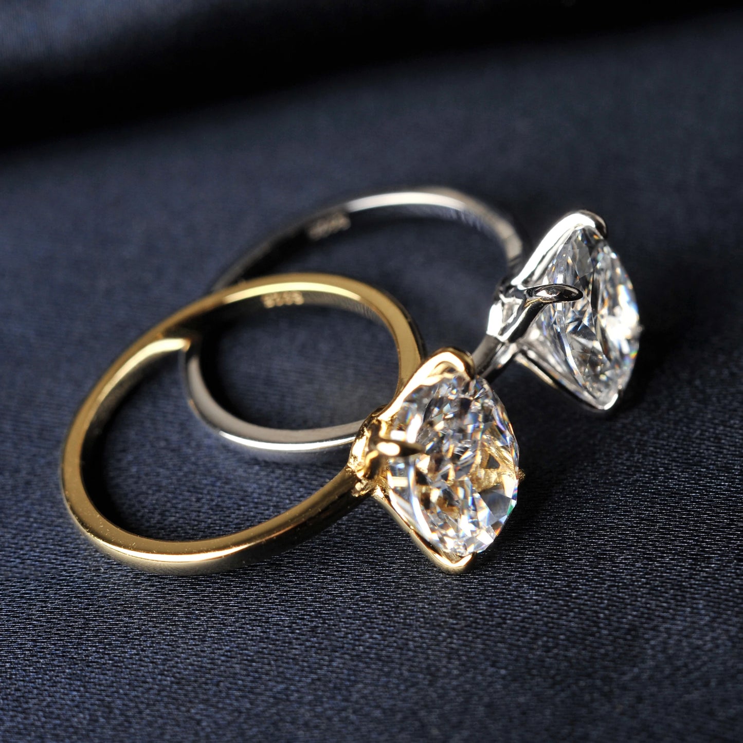 Éclat Éternel – Bague Ovale en Argent Sterling 925 & Zircone